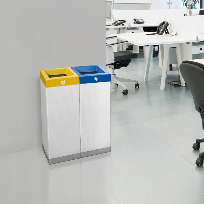 Papelera Denia | Nalmo Avant Papelera Denia para reciclaje en espacios interiores de Nalmo Avant