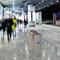 Papelera Múnich para recogida selectiva de residuos en espacio interior
