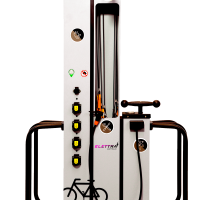 Estación Smart de mantenimiento y reparación de bicicletas A002 con recarga eléctrica